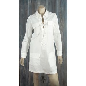 EQUIPMENT WHITE DRESS SZ XS